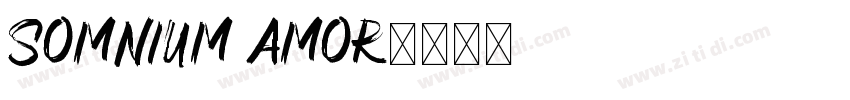 Somnium Amor字体转换